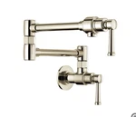 Brizo 62825LF-PN Artesso Wall Mount Pot Filler Polished Nickel. Fixed Price $499.00.