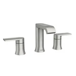 Moen Genta 84763SRN Widespread Double Handle Bathroom Faucet In Brushed Nickel. Fixed Price $123.99.