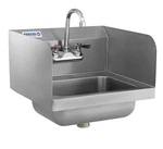 Kratos 28W-089 Nsf Commercial Hand Sink With Gooseneck Faucet 14"WX10"DX5"H. Fixed Price $147.00.