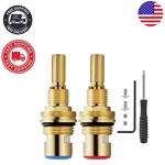 2-PACK Brass Ceramic Valve Cartridge Set, Easy Installation & Leak Prevention. Fixed Price $59.84.