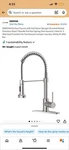 Owofan Lead-free Commercial Solid Brass Kitchen Sink Faucet. Fixed Price $32.00.