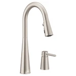 Moen 7871SRS Sleek Spot Resist Stainless 1-HANDLE High Arc Kitchen Faucet. Fixed Price $405.60.