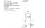 Rohl LS64L-STN-2 Pirellone Single Handle Pull Down Kitchen Faucet, Satin Nickel. Fixed Price $1499.99.