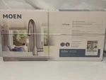 Moen Adler Chrome Single Handle Pull-down Kitchen Faucet 87233. Fixed Price $95.00.