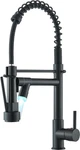 Kitchen Faucet With Sprayer Single Handle Led Light Pull Down Sink Mixer. Fixed Price $86.99.