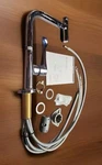 Hansgrohe Axor Citterio 39863001 Modern Chrome 2-SPRAY Pull Out Kitchen Faucet. Fixed Price $500.00.