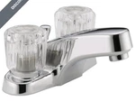 Peerless Two-handle Centerset Lavatory Faucet, Chrome (P299621LF-ECO-W) Sink. Fixed Price $40.00.