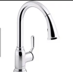 Kohler Sterling 24272 Ludington 1.5 Gpm Single Hole Pull Down Kitchen Faucet. Fixed Price $60.00.