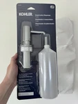 Kohler K-35761-CP Purist Deck Mounted Soap Lotion Dispenser Polished Chrome New. Fixed Price $59.00.