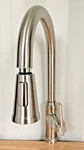 Signature Hardware 448179 Greyfield Kitchen Faucet Stainless Steel. Fixed Price $400.00.