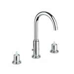 Grohe 2006900A 8" Chrome 2-HANDLE L-size Bathroom Faucet 1.2 Gpm With Handles. Fixed Price $174.99.