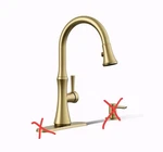Kohler Kaori R28706-SD-2-MB Pull Down Kitchen Faucet No Soap DISPENSER/3 Hole. Fixed Price $149.95.