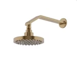 Waterworks Brass Formwork Wall Mounted 6" Rain Shower Head, Arm And Flange. Fixed Price $239.20.