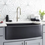 Native Trails NSKQ3320-C Farmhouse Quartet Kitchen Sink Charcoal. Fixed Price $1698.75.