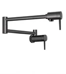 Delta 1165LF-BL Wall Mounted Kitchen Pot Filler Faucet Matt Black No Hardware. Fixed Price $540.00.