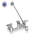 Phivan Commercial Mop Sink Faucet 8 Inch Adjustable Center Vacuum Breaker Wall. Fixed Price $159.99.