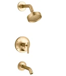 Kohler Purist K-T14420-4G-2MB Bath Tub Spout Valve Trim Showerhead Moderne Brass. Fixed Price $738.00.