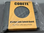 Silicone Sink Splash Guard 24 X5.61 Gray Cobete Kitchen Garage Laundry Room New. Fixed Price $5.00.