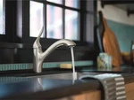Moen Koa Spot Resist One Handle Low Arc Pullout Kitchen Faucet 87931SRS. Fixed Price $78.75.