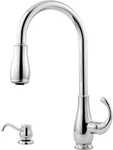 New Pfister GT529-DCC Treviso One-handle Pull-down Kitchen Faucet, Chrome. Fixed Price $99.95.