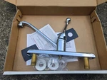 Delta 120 Classic, Single Handle Kitchen Faucet, CHROME,8.00 X 10.50. Fixed Price $60.00.