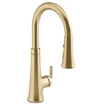Kohler K-23766-2MB Tone Touchless Pull Down Kitchen Faucet Brushed Moderne Brass. Fixed Price $540.00.