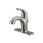 Oakbrook Bathroom Sink Faucet One Handle Brushed Nickel. Fixed Price $104.99.