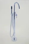 Akdy 1-HANDLE Freestanding Floor Mount Roman Bathtub Faucet Chrome TF0021 *. Fixed Price $89.00.