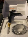 Beelee Black Bathroom Faucet, Single Handle. Fixed Price $35.00.