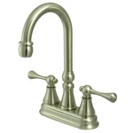 Kingston Brass KS249.BL Victorian 1.8 Gpm Standard Bar Faucet - Nickel. Fixed Price $220.97.
