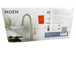 Moen Gilden Single Handle Pull-down Kitchen Faucet Spot Resist Stainless. Fixed Price $142.39.