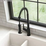 Modern Contemporary Single-handle Sink Pull-down Sprayer Kitchen Faucet Swivel. Fixed Price $267.00.