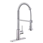 Glacier Bay Paulina Single-handle Spring Neck Pull Down Sprayer Kitchen Faucet. Fixed Price $85.14.