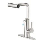 Crea Waterfall Kitchen Faucets With Soap Dispenser BUILT-IN,4 Modes Bar Sink .... Fixed Price $115.63.