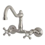 Kingston Brass KS3228AX Vintage 6" Adjustable Center Wall Mount Kitchen Faucet. Fixed Price $223.98.
