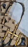 Signature Hardware 955095 Beasley Bridge Kitchen Faucet Pull Down Spring Spout. Fixed Price $325.00.