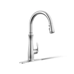 New -kohler Bellera Touchless Pull-down Kitchen Faucet K-29108-CP- Chrome. Fixed Price $350.00.