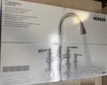 Kohler Capilano 2-HANDLE Bridge Farmhouse Pull-down Kitchen Faucet R21070-SD-VS. Fixed Price $184.99.