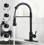 Rainovo Pull Down 1.8GPM Kitchen Faucet Matte Black RN-AU061204BK. Fixed Price $54.99.