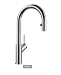 Blanco 526390 Urbena 16 1/8" Single Handle Pull Down Kitchen Faucet Chrome. Fixed Price $350.00.
