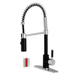 Kingston Brass LS877.DKL Kaiser 1.8 Gpm Hole Pre-rinse Pull Black. Fixed Price $545.97.