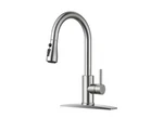 Forious Single-handle Kitchen Faucet With Pull Down Sprayer High-arc. Fixed Price $45.00.