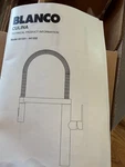 Blanko Culina Kitchen Sink Faucet -never Used, Open Box, High End, Satin Nickel. Fixed Price $420.00.