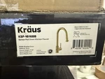 Kraus KSF-1616BB Bolden 1.8 Gpm Hole Sensor Pull Down Kitchen Spot Free. Fixed Price $202.80.