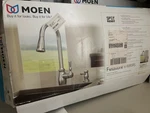Moen Fieldstone Single Handle Kitchen Faucet - 87808SRS. Fixed Price $69.00.