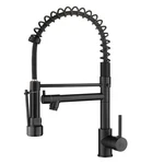 Perliria Inc Single Hole Handle Pull Down Sprayer Kitchen Faucet Black. Fixed Price $109.00.