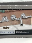 Graff G-2530-LM15-BN Two Handle Lavatory Wall Mount Faucet Brushed Nickel New. Fixed Price $75.00.