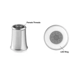 Mandouri 1.2 Gpm Led Bathroom Sink Faucet Aerator Brushed Nickel. Fixed Price $28.51.