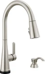 Delta Greydon TOUCH2O Pull-down Kitchen Faucet Stainless-certified Refurbished. Fixed Price $279.47.