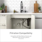 Genuine Moen F7620-SRS High Arc One Handle Stainless Water Faucet For Filtration. Fixed Price $159.99.